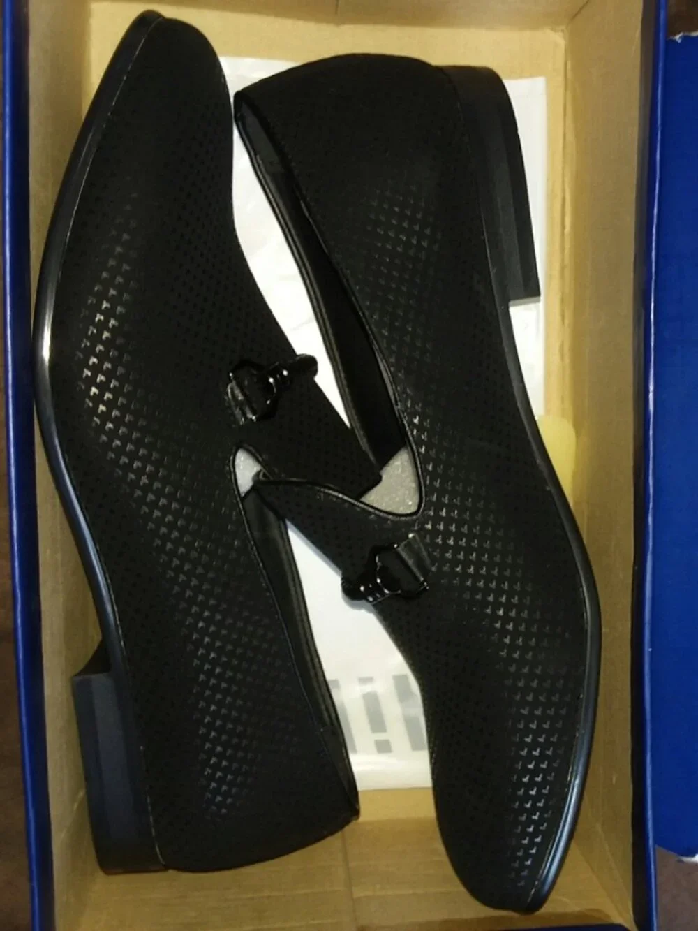 Miko Lotti Men's casual slip on loafers sz 9.5 black